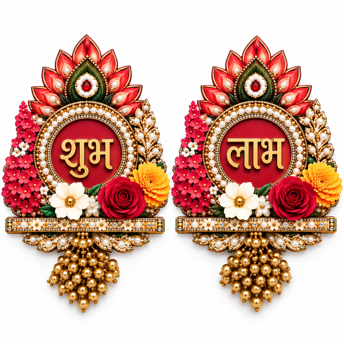 Shubh Labh Floral Decor Hanging