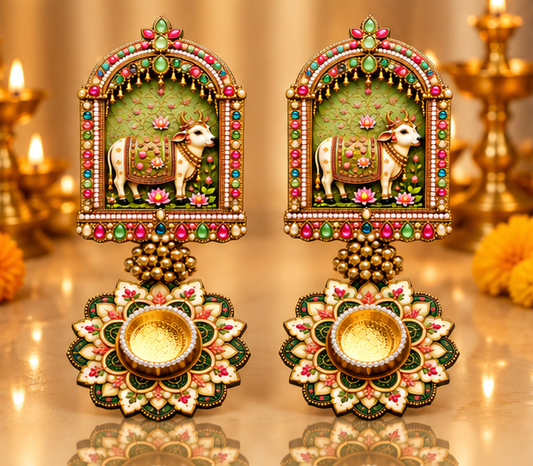 Premium Diwali Kamdhenu & T-light Combo