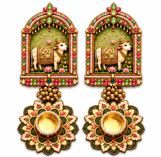 Premium Diwali Kamdhenu & T-light Combo