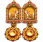 Premium Diwali Cow & T-Light Holder Combo