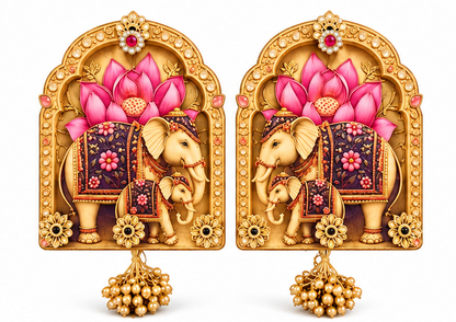 Elephant Pair Decor