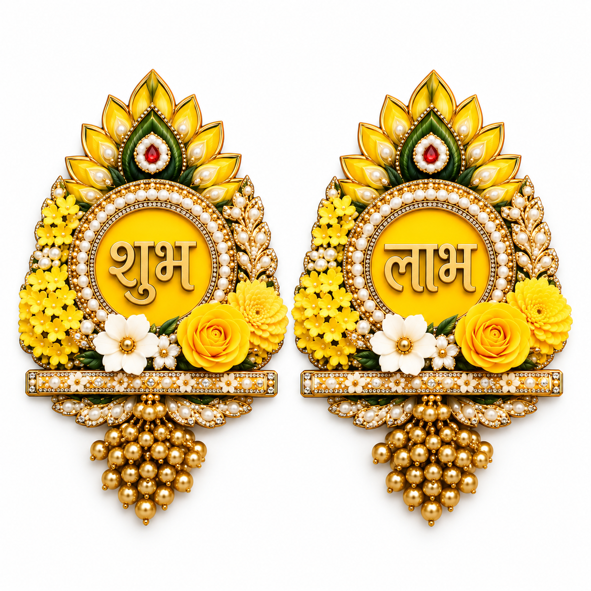 Shubh Labh Floral Decor Hanging