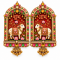 Shubh Labh MDF Decor Pair