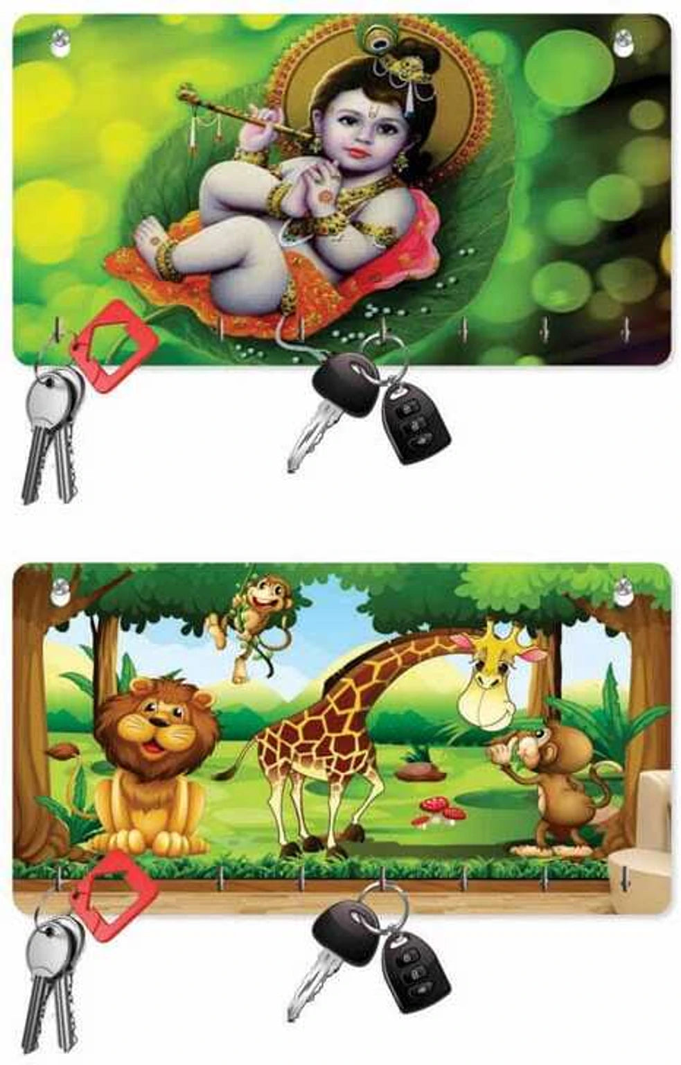 Key Hanger / Medal Hanger 7 x 4 Inch Set of 2