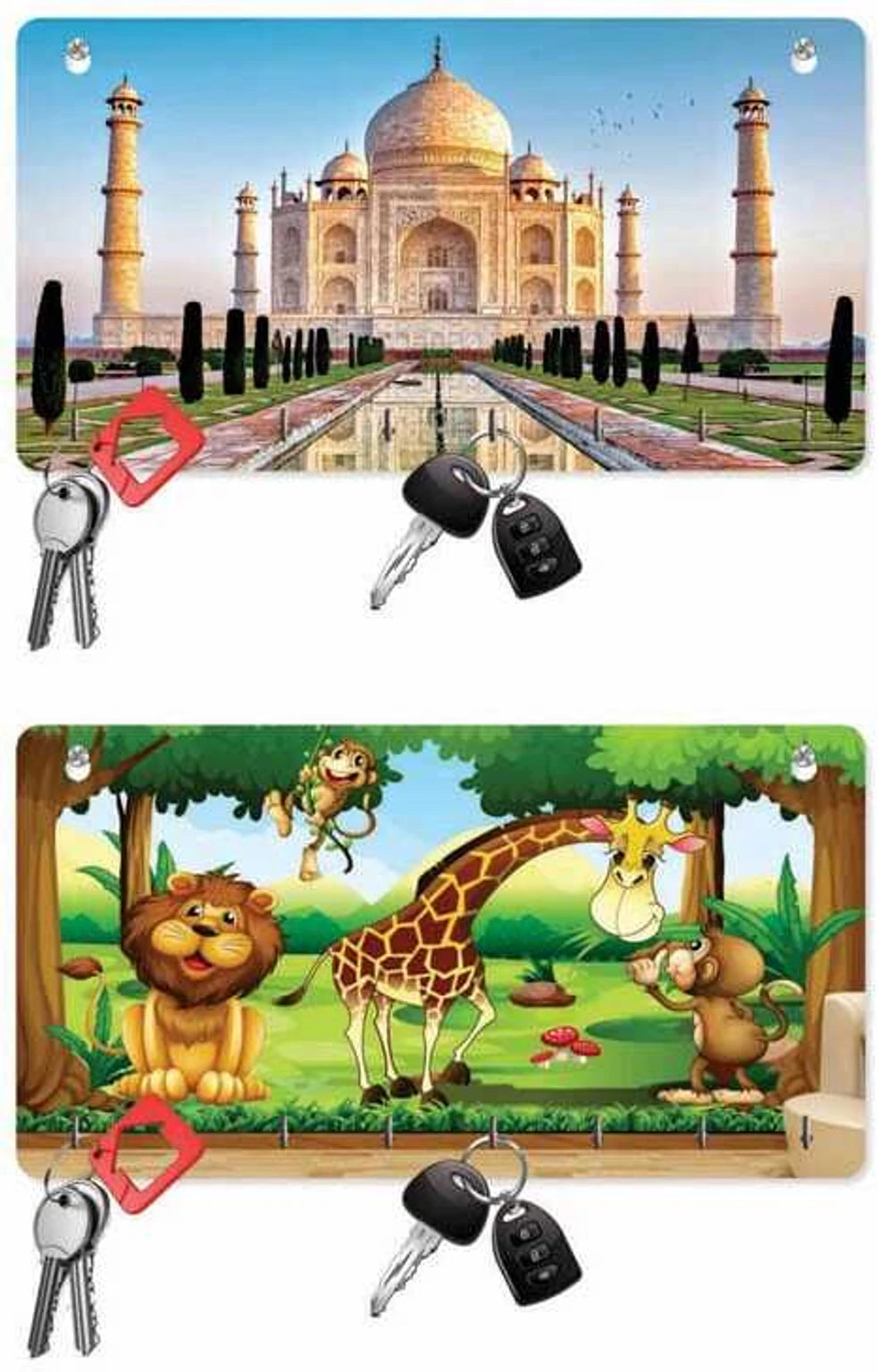 Key Hanger / Medal Hanger 7 x 4 Inch Set of 2