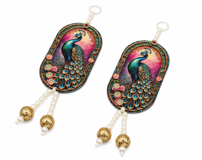 Peacock MDF Toran Or  Wall Hanging