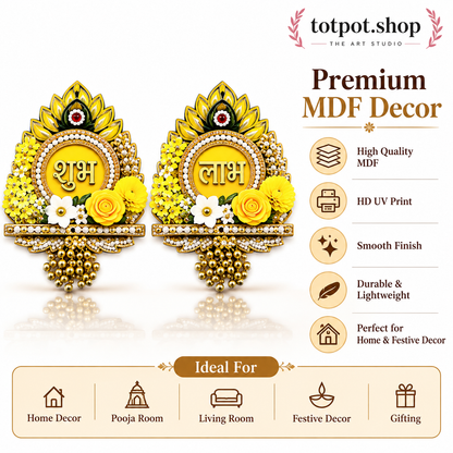 Shubh Labh Floral Decor Hanging