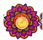 Mandala Design MDF T-light Holders