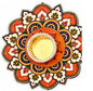 Mandala Design MDF T-light Holders