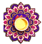 Mandala Design MDF T-light Holders