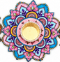 Mandala Design MDF T-light Holders