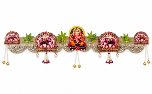 MDF GANESHA TORAN WALL HANGING