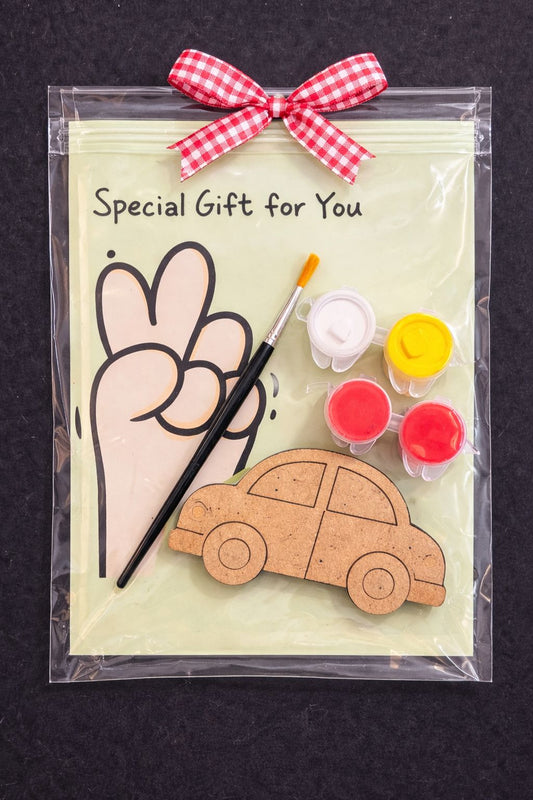 Totpot DIY MDF  car Craft Kit – Paint, Create & Decorate