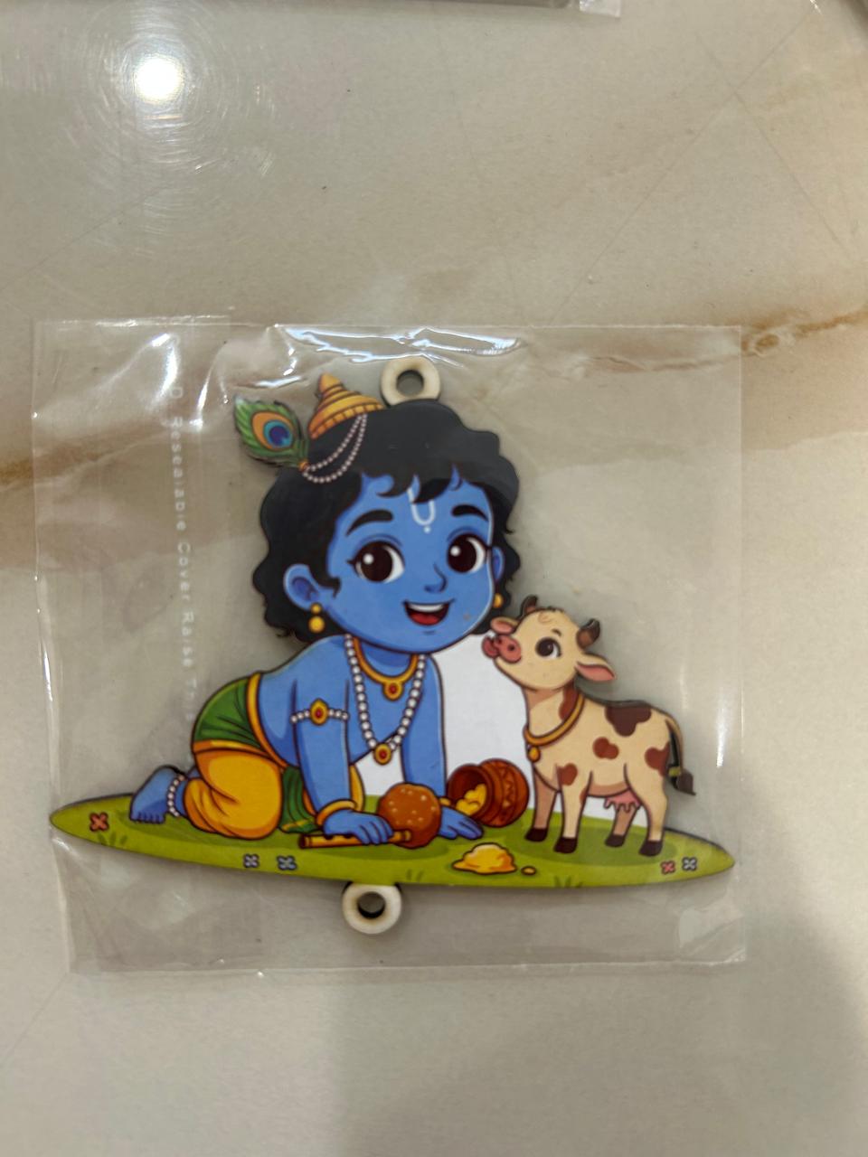 MDF Krishna ji Fridge magnet