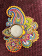 MDF Mandala Tea Light Candle Holder