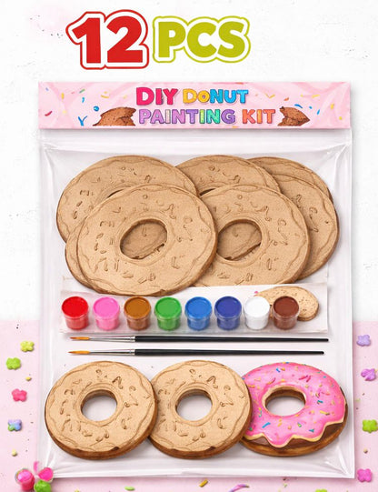 Donut MDF DIY Painting Kit for Kids