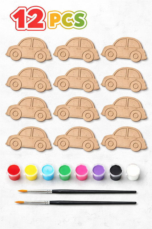 Car MDF DIY Painting Kit for Kids
