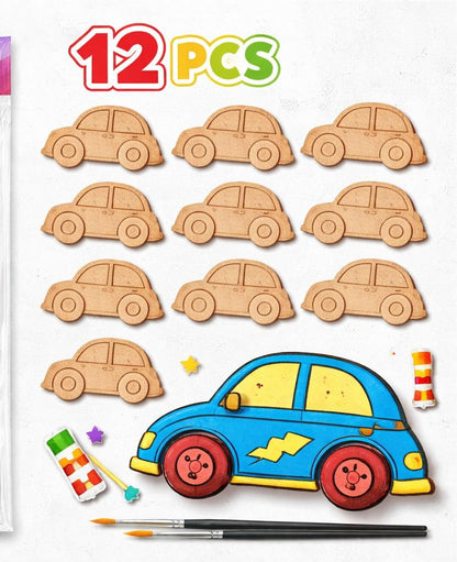 Car MDF DIY Painting Kit for Kids