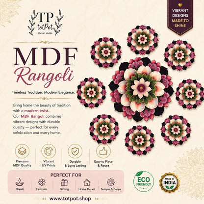 24 Inch Premium Rangoli Collection