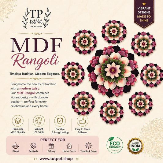 24 Inch Premium Rangoli Collection