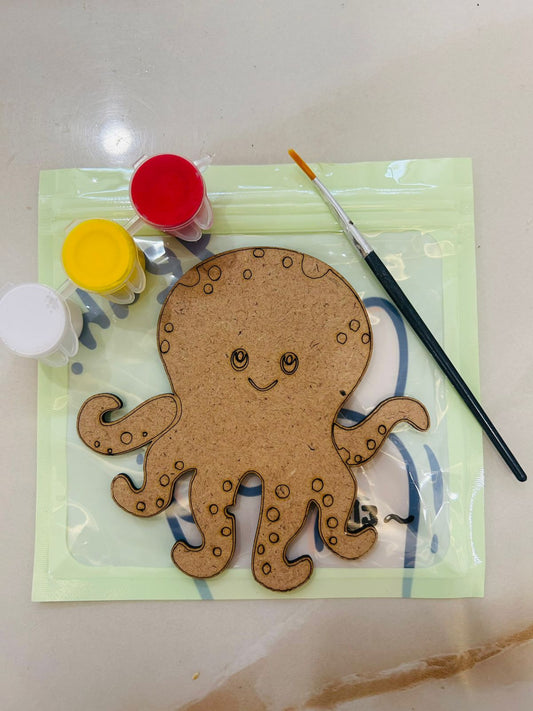 Octopus MDF DIY Painting Kit for Kids