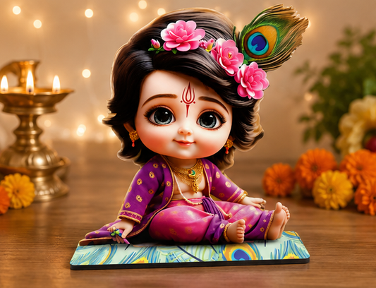 Laddu Gopal MDF Decor