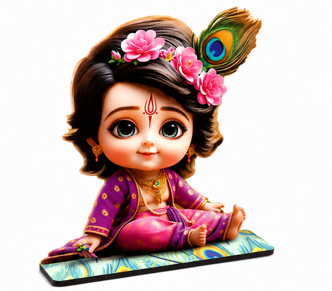 Laddu Gopal MDF Decor