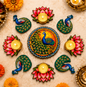 Peacock Lotus MDF Rangoli