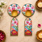 Lotus Shubh Labh MDF Wall Hanging & Toran Set
