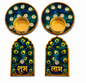 Premium MDF Shubh Labh Wall Hanging Set